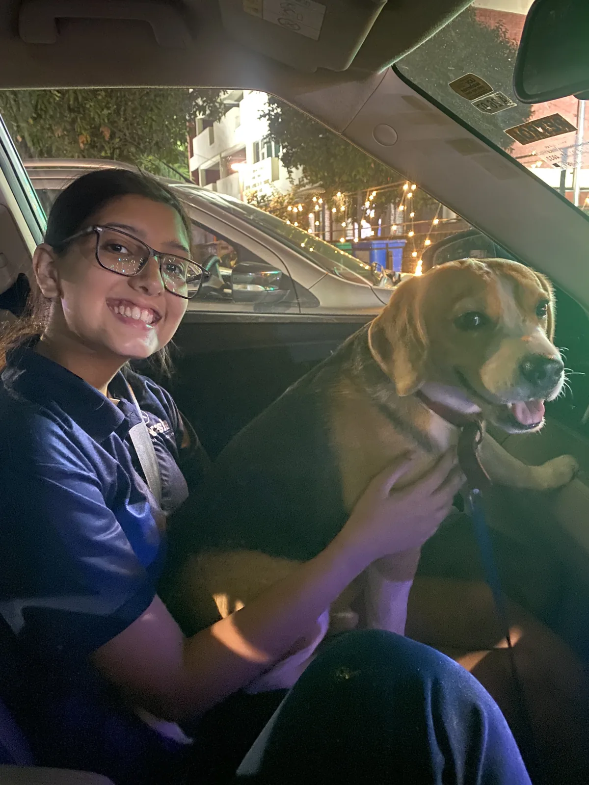 Mahi, the maker behind Doppel, with Simba